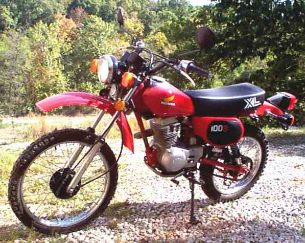 1982 Honda xl100s #2